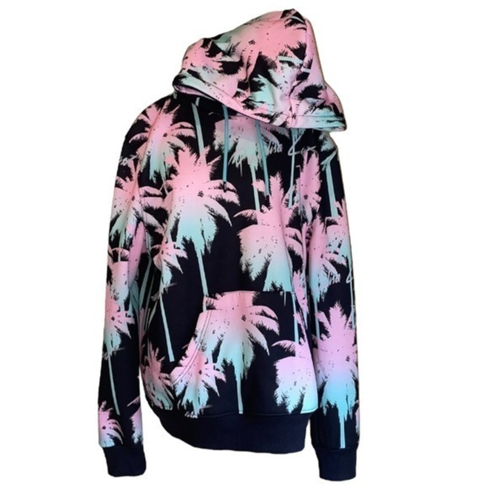 💜 NWT WESC‎ BLACK PINK Generic Paradise Lost Hoodie Womens 3X